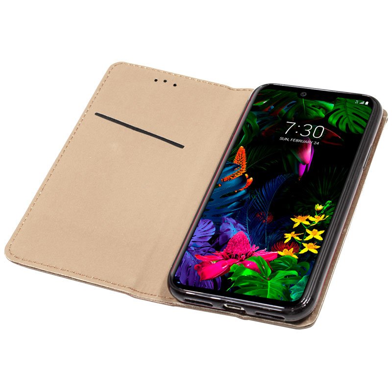 Capa Flip LG G8 ThinQ Plain Bege