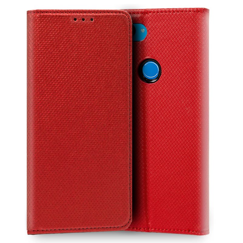 Capa Flip Xiaomi Mi 8 Lite Plain Red