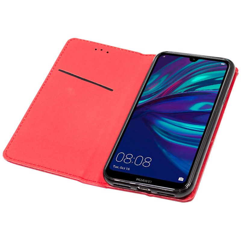 Capa Flip Huawei Y7 (2019) Plain Red