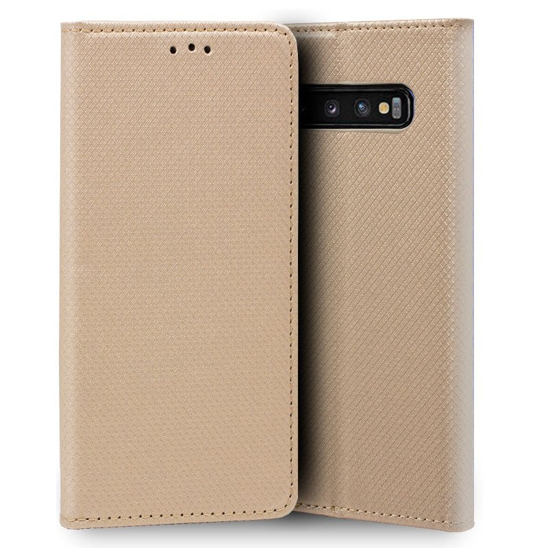Capa Flip Samsung G970 Galaxy S10e Plain Bege