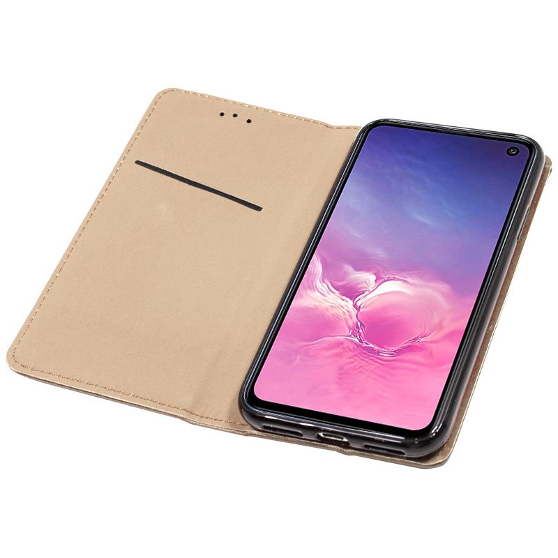 Capa Flip Samsung G970 Galaxy S10e Plain Bege