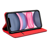 Capa Flip para iPhone 11 Vermelho Claro