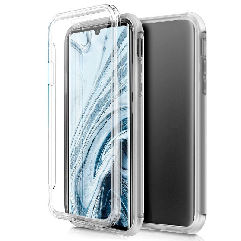Capa silicone 3D Xiaomi Mi Note 10 / Mi Note 10 Pro (frente e verso transparentes)