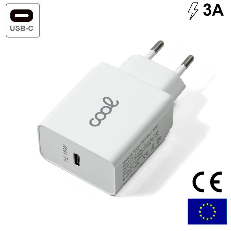 Adaptador Carregador (USB-C - Branco)