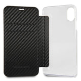 Capa com Capa Flip iPhone X / iPhone XS Preto Mercedes-Benz