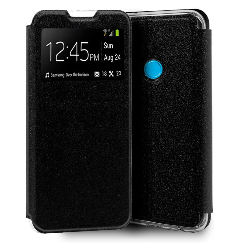 Capa Flip Huawei P30 Lite Plain Black