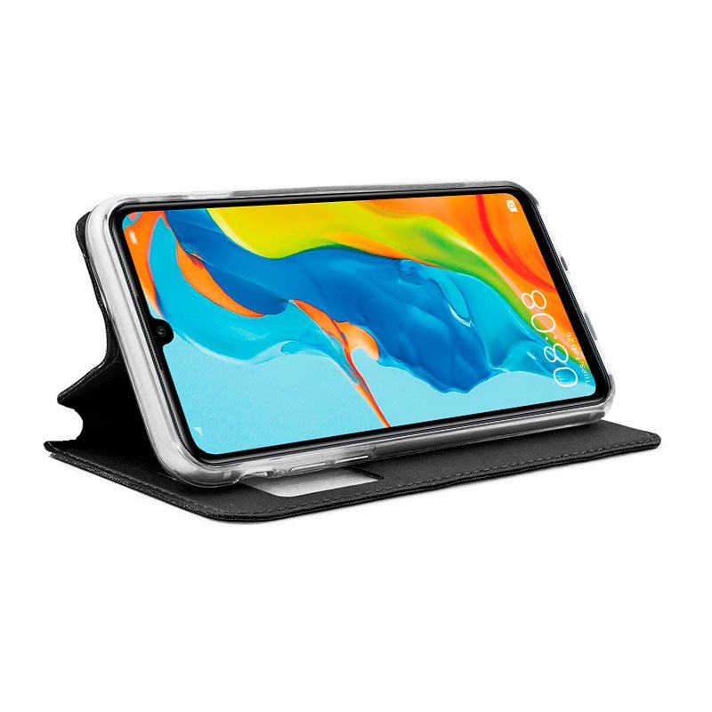 Capa Flip Huawei P30 Lite Plain Black