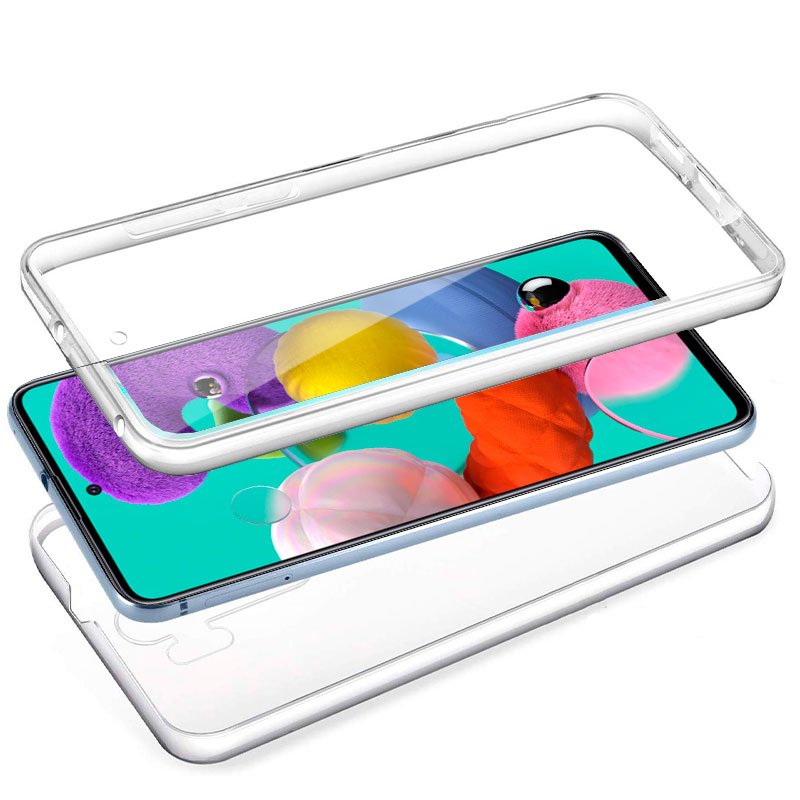 Capa silicone 3D Samsung A515 Galaxy A51 (Frente e verso transparentes)