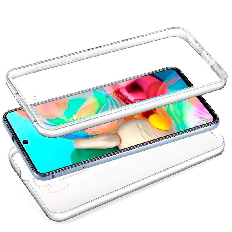 Capa silicone 3D Samsung A715 Galaxy A71 (Frente e verso transparentes)