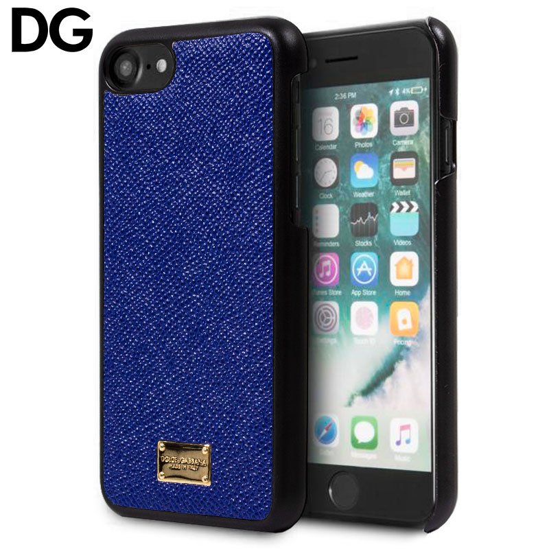 Capa para iPhone 7/8 / SE (2020) Case Dolce Gabbana Plain Blue