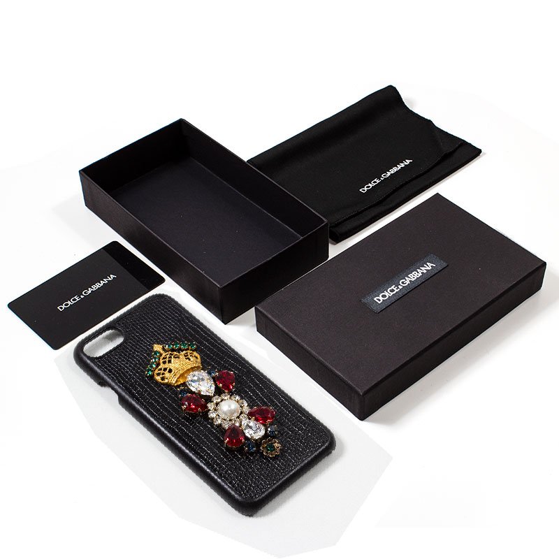 Capa para iPhone 7/8 / SE (2020) Dolce Gabbana Pearl Black