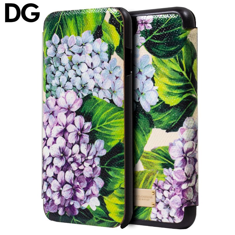Capa flip iPhone 7/8 / SE (2020) Dolce Gabbana Flores