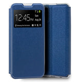 Capa Flip Samsung A715 Galaxy A71 Plain Blue