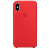 Capa silicone original para iPhone X / iPhone XS VERMELHA