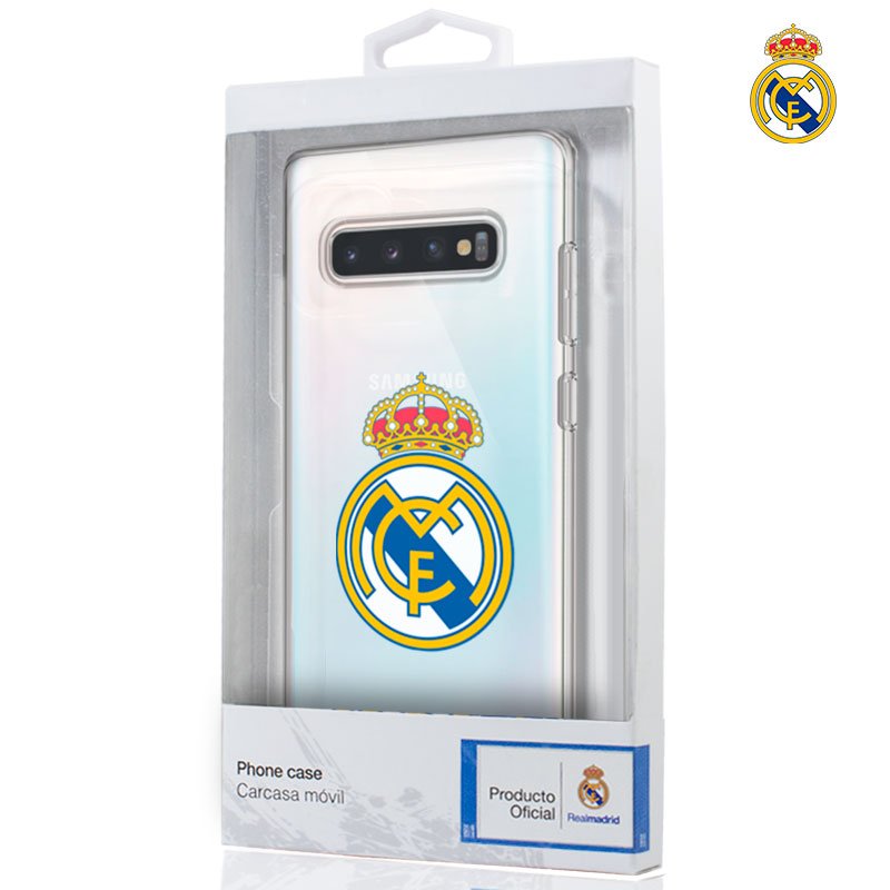 Capa Samsung G973 Galaxy S10, Transparente, Real Madrid