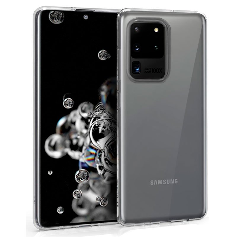 Capa silicone para Samsung G988 Galaxy S20 Ultra 5G (transparente)