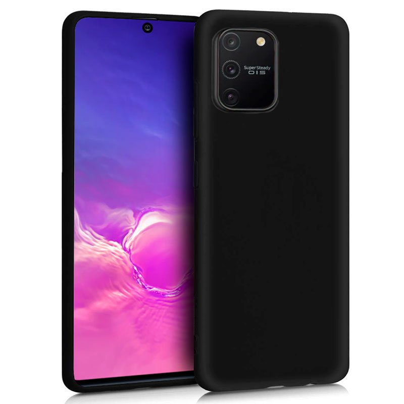 Capa Silicone para Samsung G770 Galaxy S10 Lite (Preto)