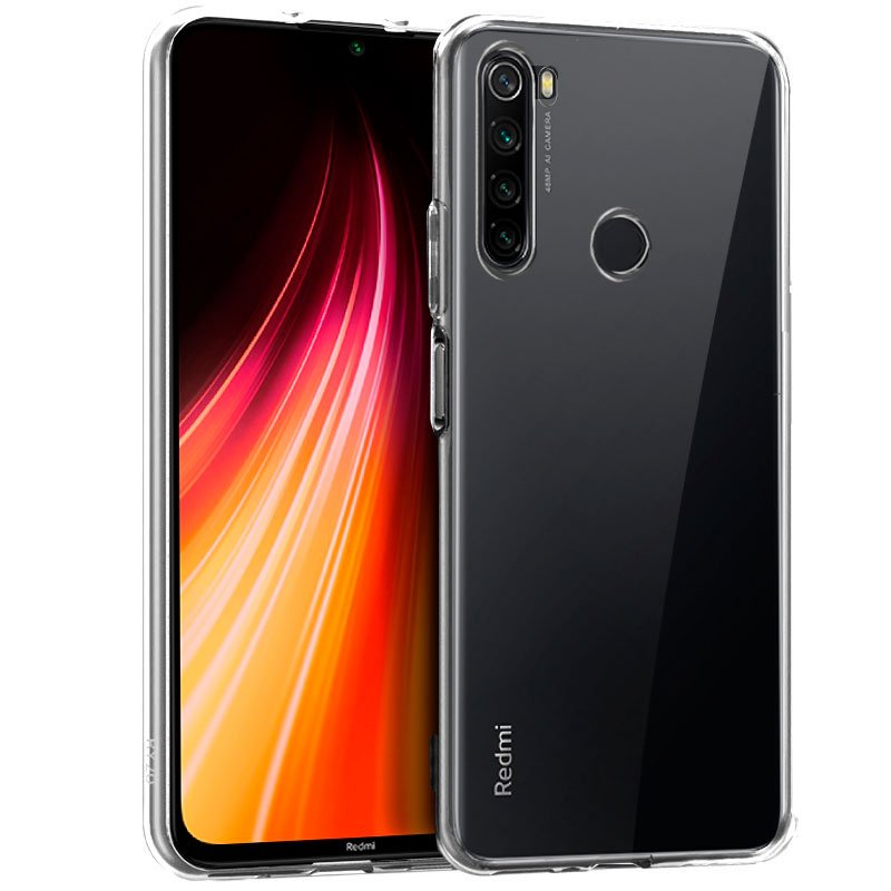 Capa silicone para Xiaomi Redmi Note 8 (transparente)