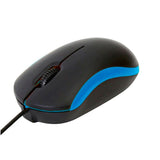 Rato Omega Bicolor Azul USB Mouse