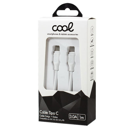 Cabo USB compatível Universal TYPE-C a TYPE-C (1 metro)