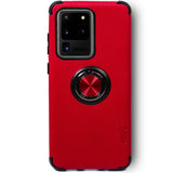 Capa Rígida + Pano para Samsung G988 Galaxy S20 Ultra 5G (Vermelho)