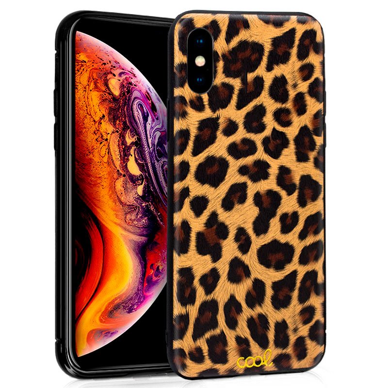 Capa iPhone XS Max Leopardo Multicor