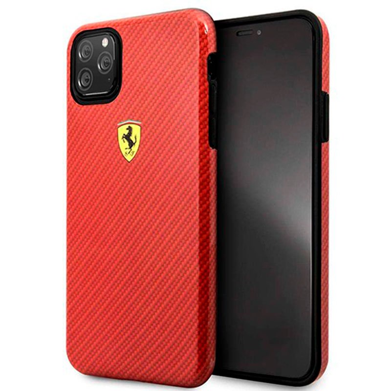 Capa IPhone 11 Pro Case Ferrari Vermelho