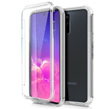 Capa silicone 3D para Samsung G770 Galaxy S10 Lite (frente e verso transparentes)