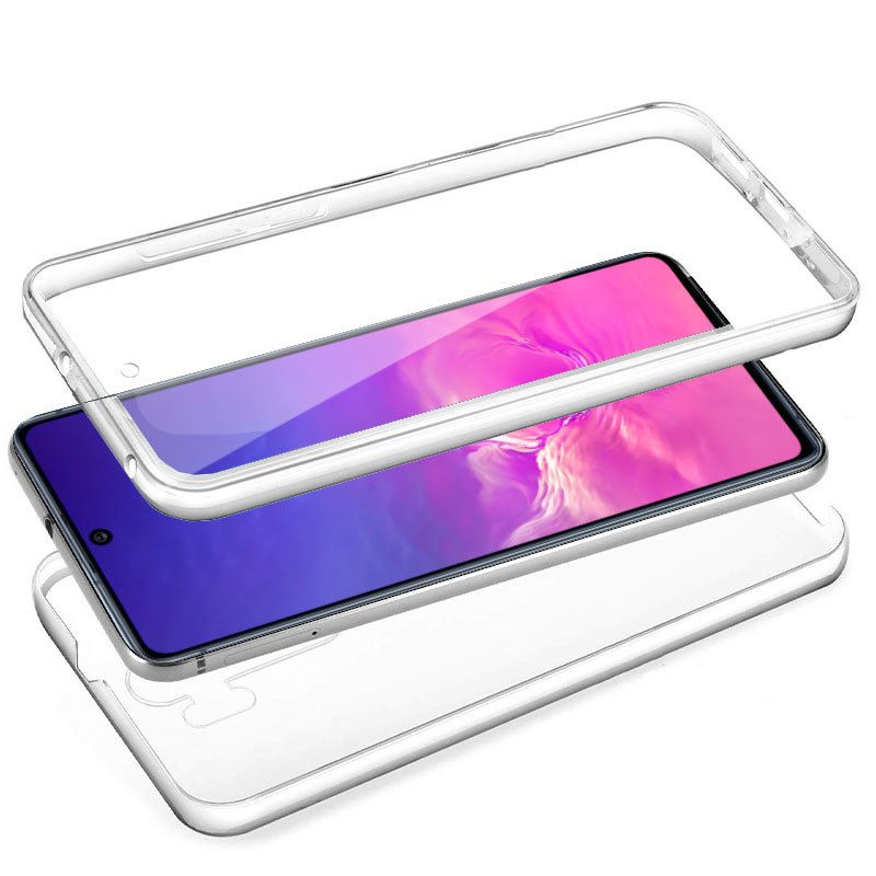 Capa silicone 3D para Samsung G770 Galaxy S10 Lite (frente e verso transparentes)