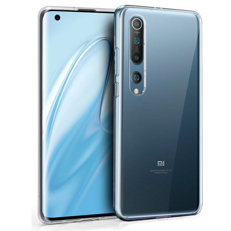Capa silicone para Xiaomi Mi 10 / Mi 10 Pro (transparente)