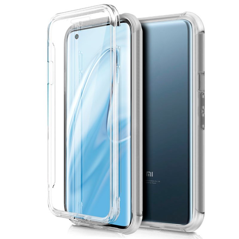 Capa silicone 3D Xiaomi Mi 10 / Mi 10 Pro (frente e verso transparentes)