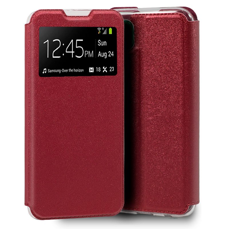 Capa Flip Huawei P40 Lite Plain Red