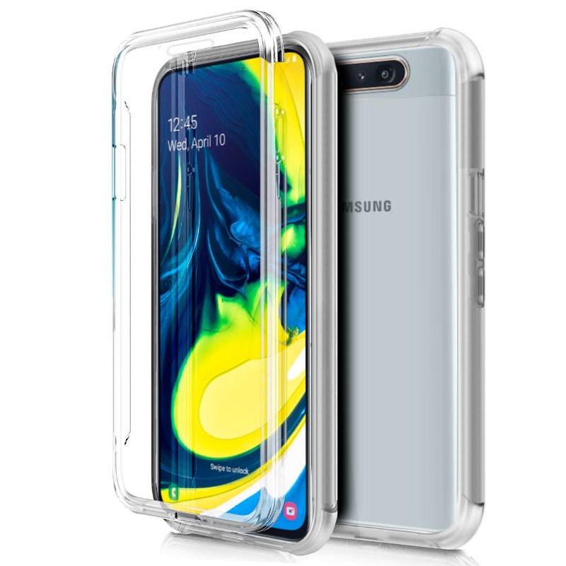 Capa silicone 3D Samsung A805 Galaxy A80 (Frente e verso transparentes)