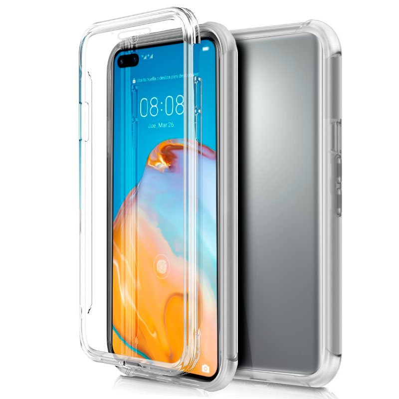 Capa silicone 3D para Huawei P40 Pro (frente e verso transparentes)