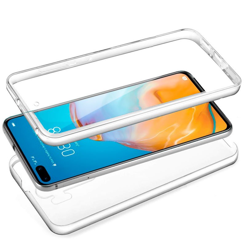 Capa silicone 3D para Huawei P40 Pro (frente e verso transparentes)