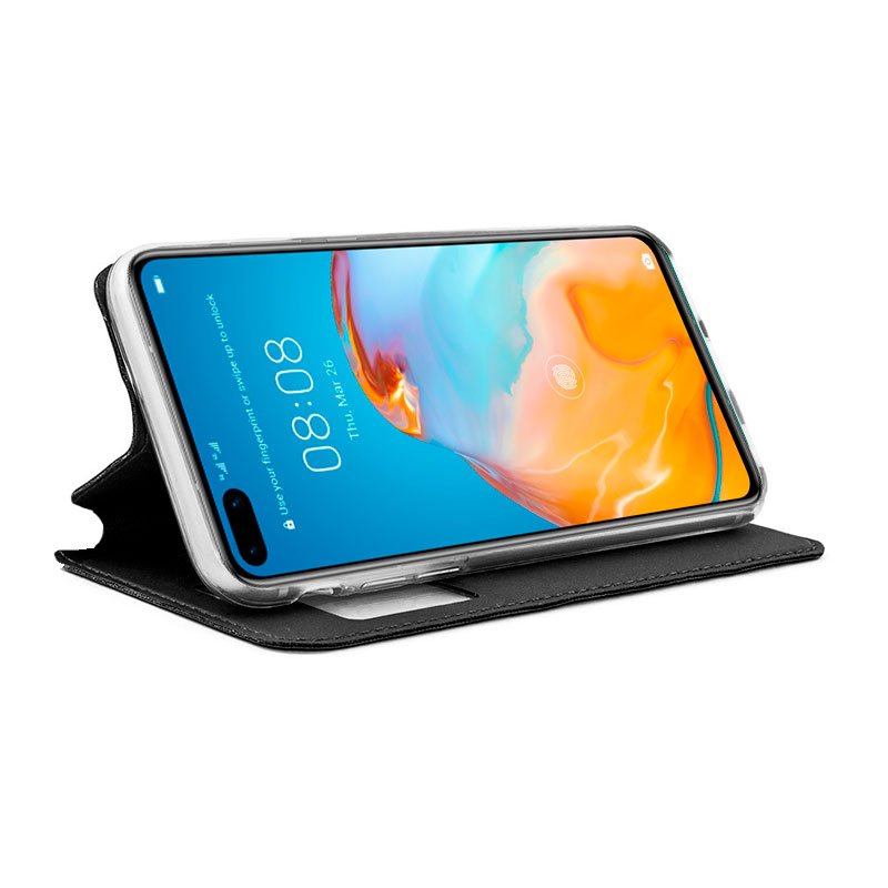 Capa Flip Huawei P40 Plain Black