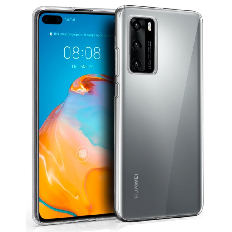 Capa silicone para Huawei P40 (transparente)