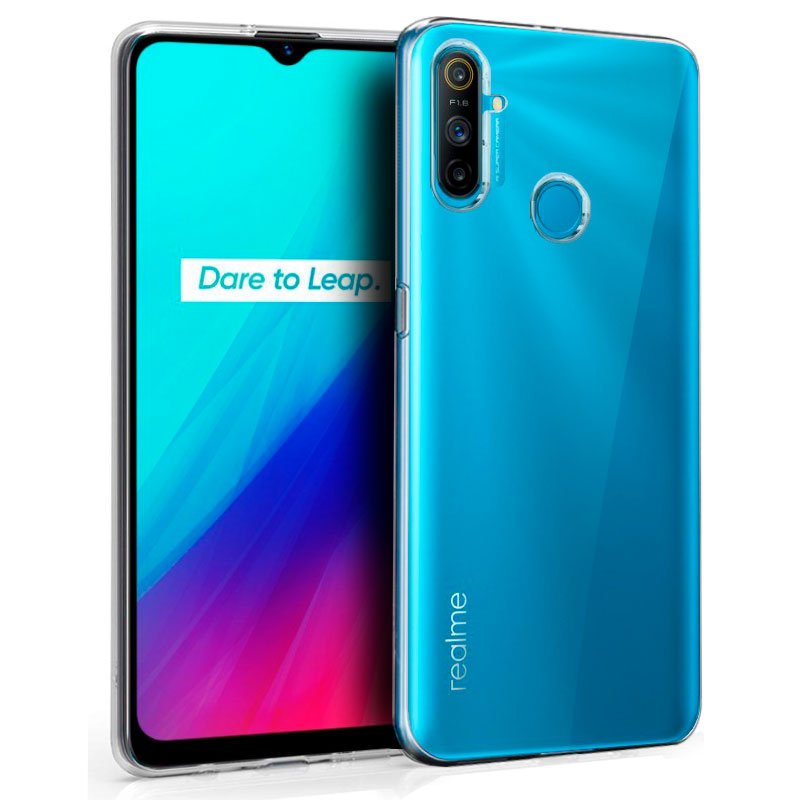 Capa silicone transparente Realme C3