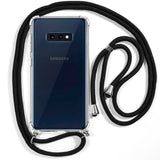 Capa Preto para Samsung G970 Galaxy S10e com Cordão