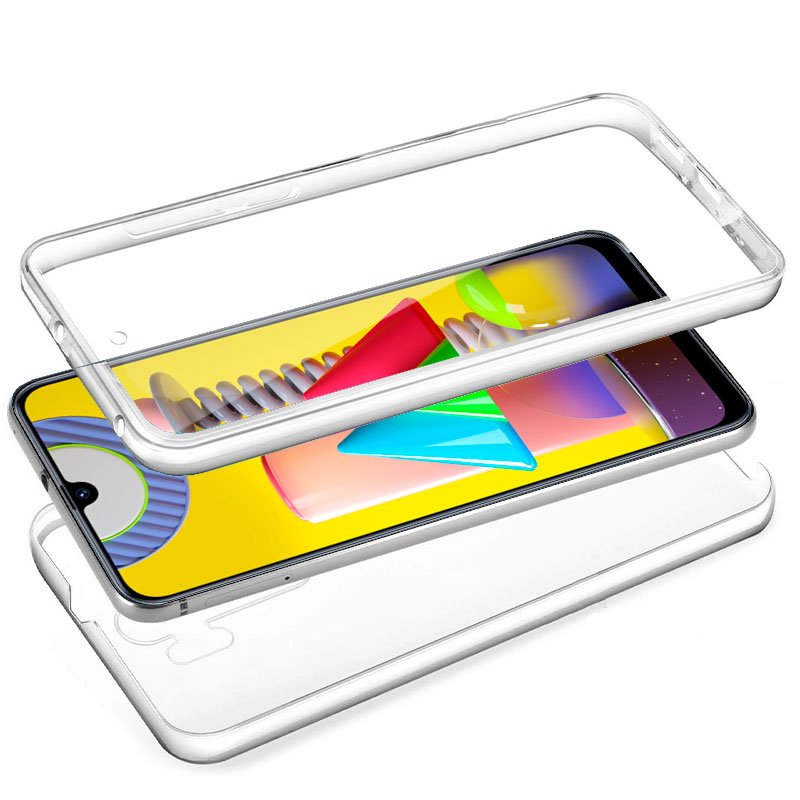 Capa silicone 3D Samsung M315 Galaxy M31 (Frente e verso transparentes)