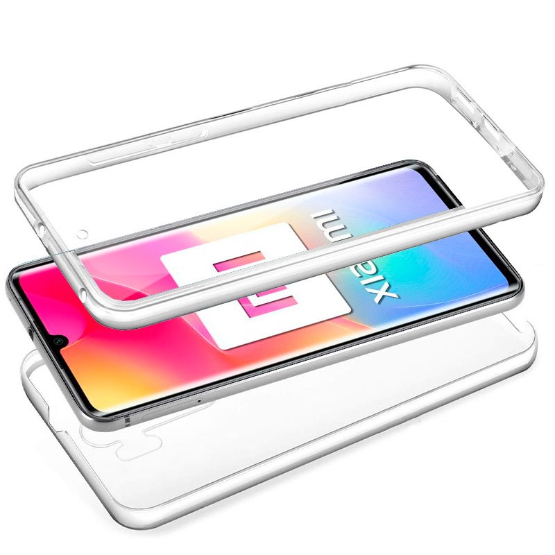 Capa silicone 3D Xiaomi Mi Note 10 Lite (frente e verso transparentes)