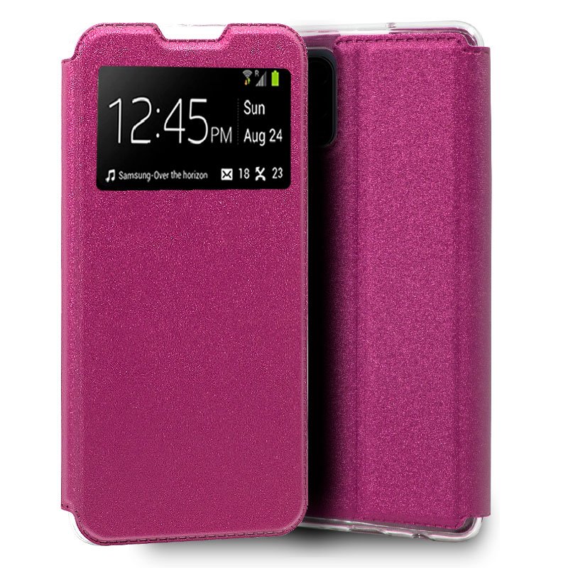 Capa Flip Xiaomi Mi 10 Lite Rosa Claro