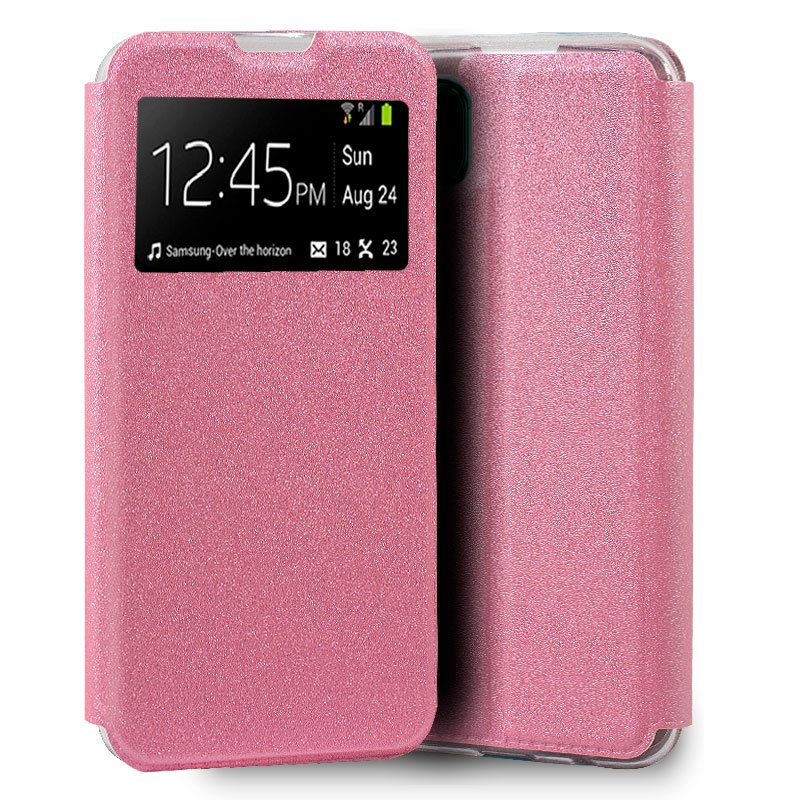 Capa Flip Huawei P40 Lite Plain Pink