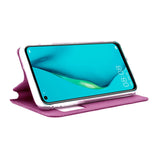 Capa Flip Huawei P40 Lite Plain Pink