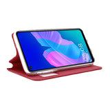 Capa Flip Huawei P40 Lite E Plain Red