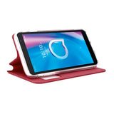 Capa Flip Alcatel 1S (2020) / Alcatel 3L (2020) Smooth Red