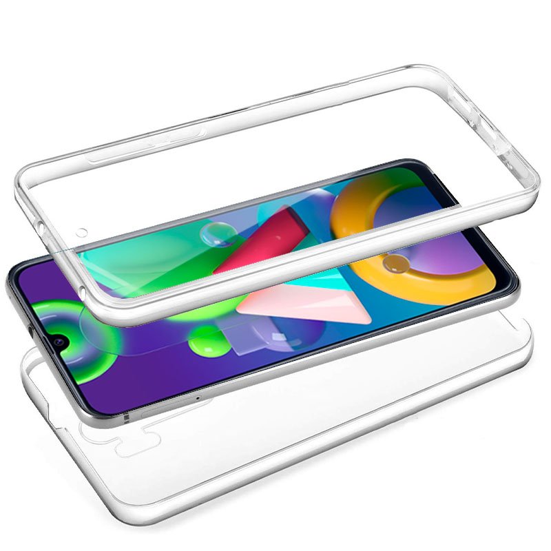 Capa silicone 3D Samsung M215 Galaxy M21 (Frente e verso transparentes)