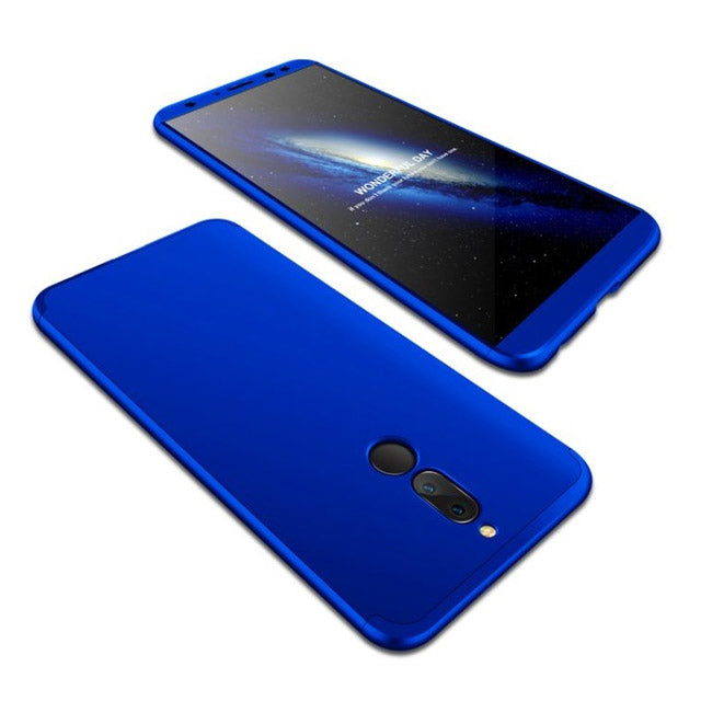 Capa de proteção GKK 360 frontal e traseira capa de corpo inteiro Huawei Mate 10 Lite azul