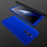 Capa de proteção GKK 360 frontal e traseira capa de corpo inteiro Huawei Mate 10 Lite azul