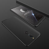 Capa de proteção GKK 360 frontal e traseira capa de corpo inteiro Huawei Mate 10 Lite preto